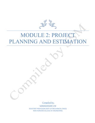 Project Planning and Estimation | PDF