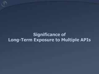 2.2. Significance of Long-Term Exposure to Multiple APIs (Ruhoy)