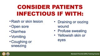 Skin Rashes Description First Aid Module 2 The Incident first aid tips for everyone | PPTX