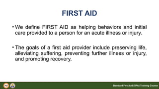 Module 2 The Incident first aid tips for everyone | PPTX