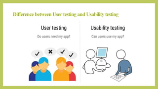 Difference between Usertesting and Usability testing
 