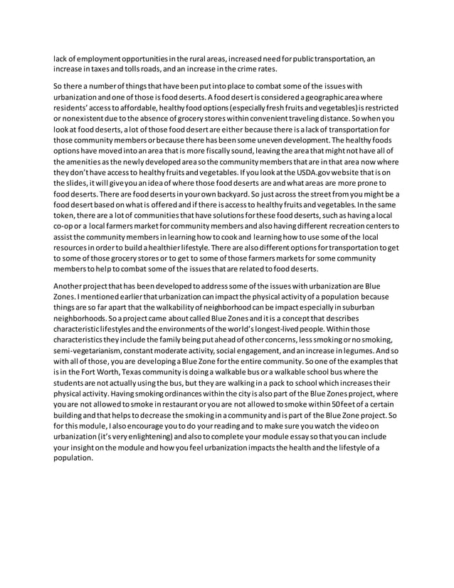 Module 2 Urbanization Script 1 Docx