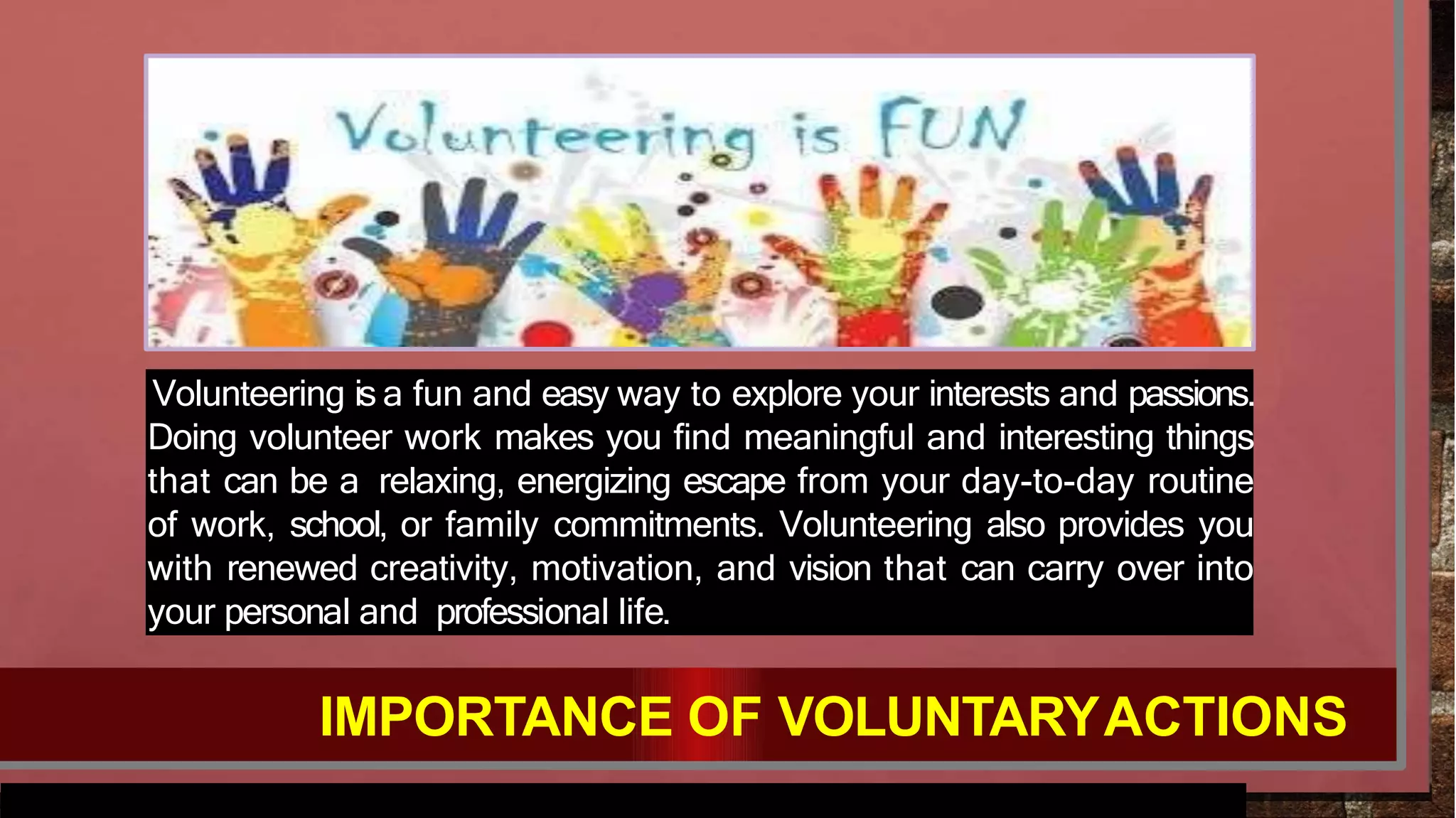 volunteerism | PPTX