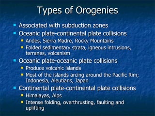 Module 2 Week 3 Tectonic Features | PPT