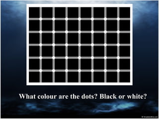 What colour are the dotsWhat colour are the dots? Black or white?? Black or white?
 