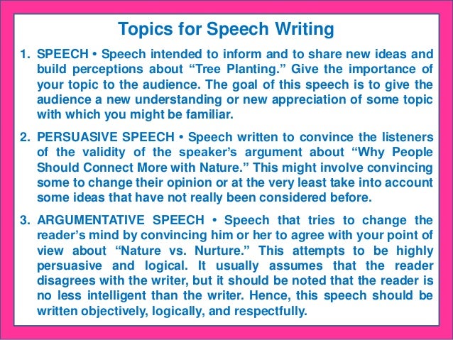 Informative speeches ideas image