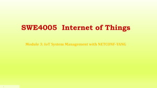 Configuration of IoT devices - Systems managament | PPT