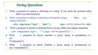 module 3 BTECH FIRST YEAR ATP APJ KTU PYTHON | PPTX