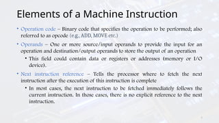 module 3 instruction set and control unit | PPTX