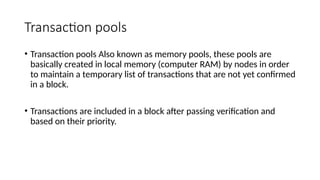 Transaction Pool MODULE 3.pptx artificial intelligence ... | PPTX