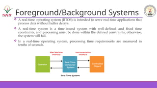 REAL TIME SYSTEMS - EMBEDDED SYSTEMS AND INTERNET OF THINGS | PPTX