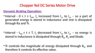 Chopper Control of DC Drives - KTU - Module 3 | PPTX