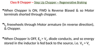 Chopper Control of DC Drives - KTU - Module 3 | PPTX