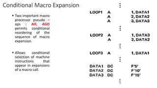 Module 3 Need of Macro processor and two pass macro processor | PDF