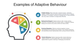 stress management -cognitive and behavioural aspects | PPTX