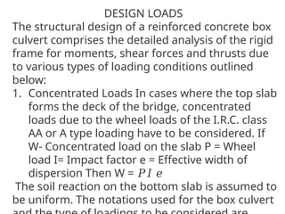 Comprehensive Design and Structural Analysis of Box Culverts for ...