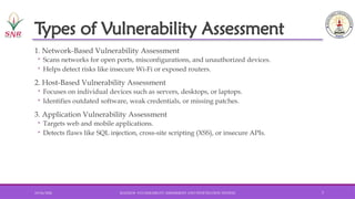 Vulnerability Assessment and Penetration Testing | PPTX