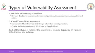 Vulnerability Assessment and Penetration Testing | PPTX