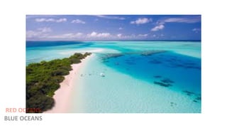 RED OCEANS
BLUE OCEANS
 