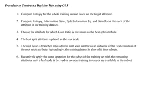 Problem Analyzing Problem Tree Decision Tree-ID3,C4.5,CART,Regression Tree | PDF