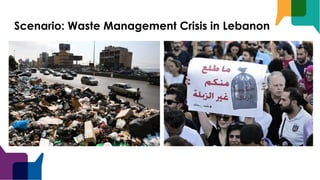 Scenario: Waste Management Crisis in Lebanon
 