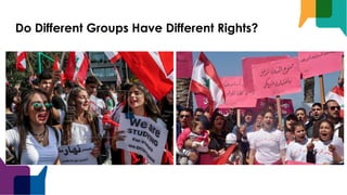 Do Different Groups Have Different Rights?
 