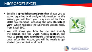 Module 3 - Excel Electronic Spreadsheet.pptx