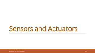 Sensors and Actuators
65
Shrishail Bhat, Dept. of ECE, AITM Bhatkal
 