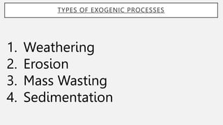 Exogenesis Process MODULE 3- Exogenic.pptx