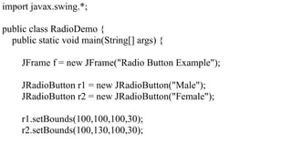 VTU Comprehensive SYLLABUS Guide to Explore Swing for GUI Application ...