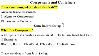 Module3-Introducing Swing.pptx- Here’s a simple and effective ...