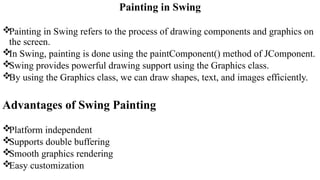 Java Swing Paintcomponent Module3-Introducing Swing.pptx- Here’s a simple and effective ...