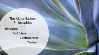 Module 3 The Major Philosophies - Chapter 3