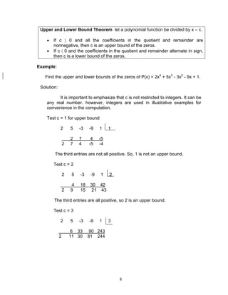 Module 3 polynomial functions | PDF