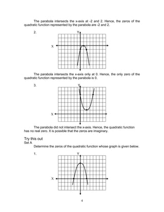 Module 3 quadratic functions | PDF
