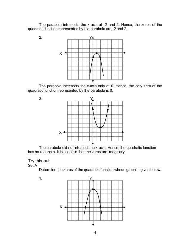 Module 3 quadratic functions