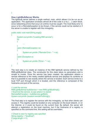 Module 3 remote method invocation-2 | PDF