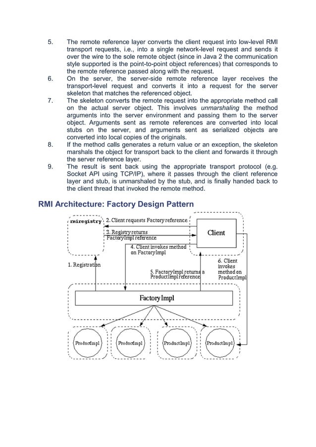 Module 3 remote method invocation-2 | PDF