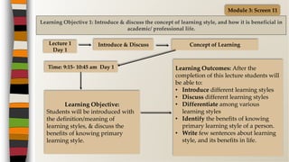 Identify Your Learning Style | PDF