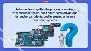 ARDUINO OVERVIEW HARDWARE SOFTWARE AND INSTALLATION.pptx | Operating ...
