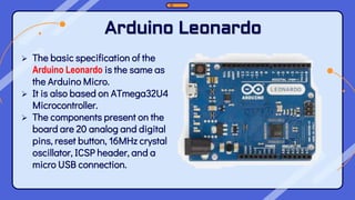 ARDUINO OVERVIEW HARDWARE SOFTWARE AND INSTALLATION.pptx | Operating ...