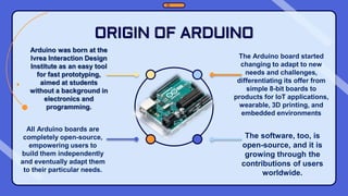ARDUINO OVERVIEW HARDWARE SOFTWARE AND INSTALLATION.pptx
