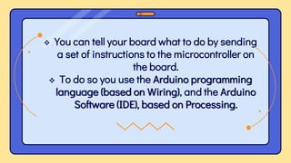 ARDUINO OVERVIEW HARDWARE SOFTWARE AND INSTALLATION.pdf | Free Download