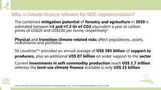 Module 3: Climate finance for agriculture