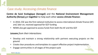 Module 3: Climate finance for agriculture