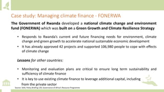 Module 3: Climate finance for agriculture