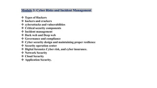 module 3 Cyber Risks and Incident Management.pptx
