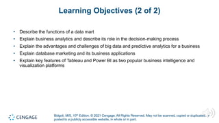 MOK8 Module 3 Data and Bus Intelligence | PPTX