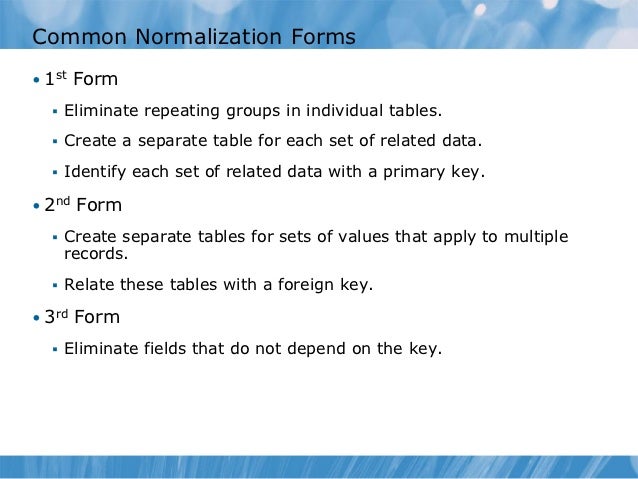 Module 3 design and implementing tables