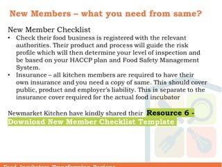 New Members – what you need from same?
 